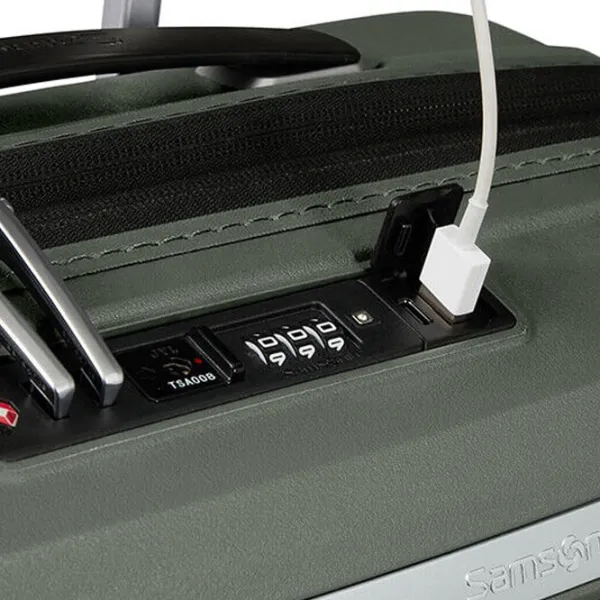 Чемодан Samsonite Upscape Spinner Expandable 45л/ Night Зеленый photo 9 Чемодан Samsonite Upscape Spinner Expandable 45л/ Night Зеленый photo 9