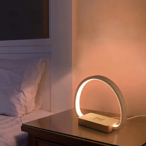 Настольная лампа Desk lamp Wood Grain WR01 Белый photo 2