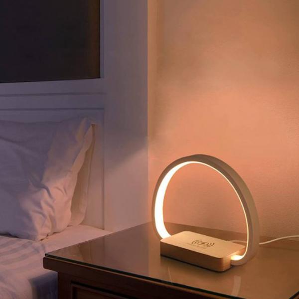 Настольная лампа Desk lamp Wood Grain WR01 Белый photo 2