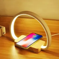 Lampă de masă Desk lamp Wood Grain WR01 White photo 4