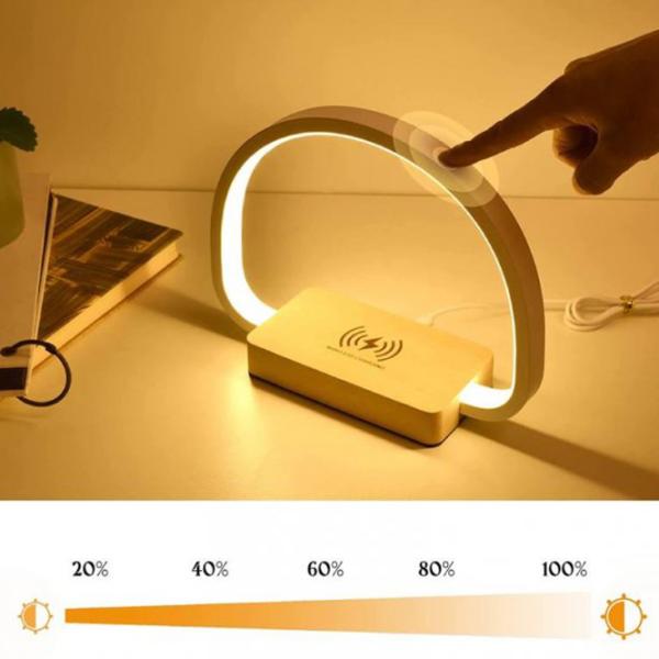 Настольная лампа Desk lamp Wood Grain WR01 Белый photo 6