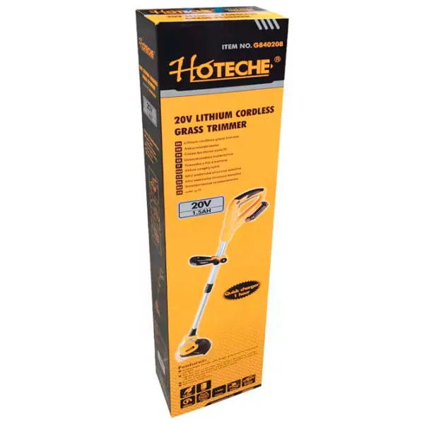 Motocoasă Hoteche G840208 cu acumulator/ Yellow photo 8