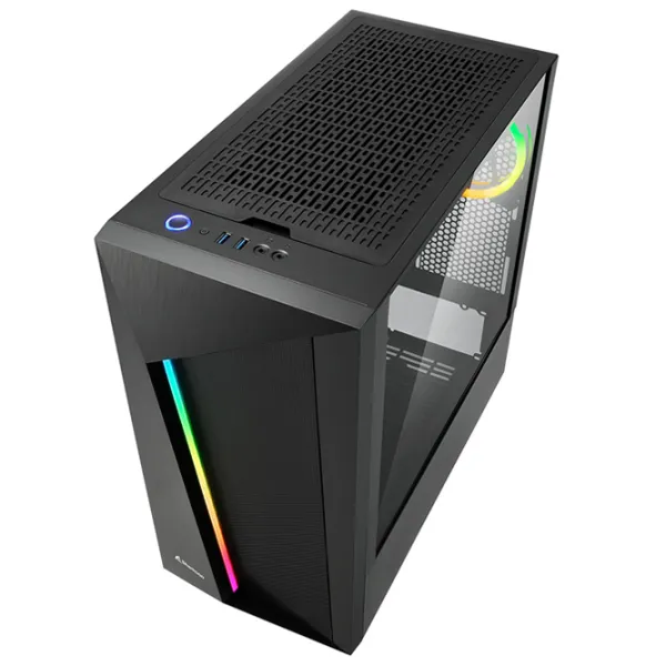 Carcasă Sharkoon REV 100 Mid Tower / Black photo 3