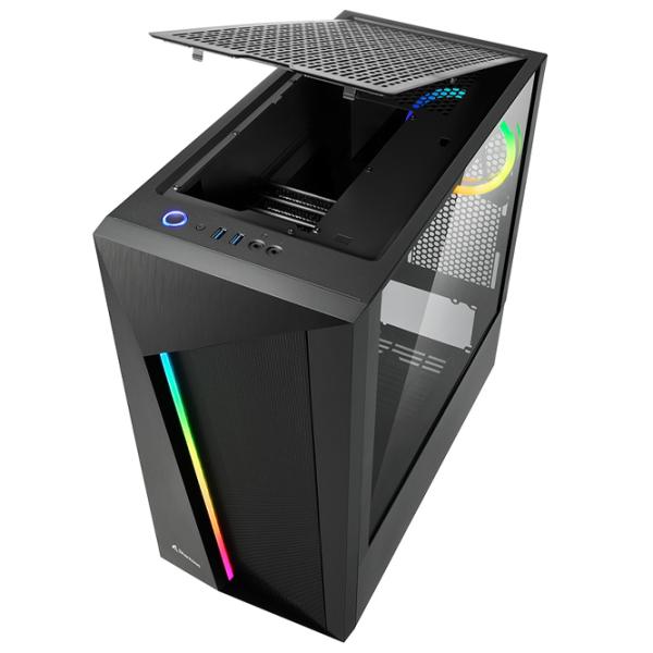 Carcasă Sharkoon REV 100 Mid Tower / Black photo 4