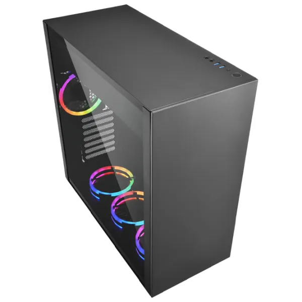Carcasă Sharkoon PURE STEEL RGB Mid Tower / Black photo 2
