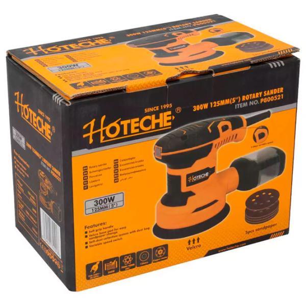 Șlefuitor Hoteche P800521 Cu excentric/ 300 W/ Orange photo 6 Șlefuitor Hoteche P800521 Cu excentric/ 300 W/ Orange photo 6