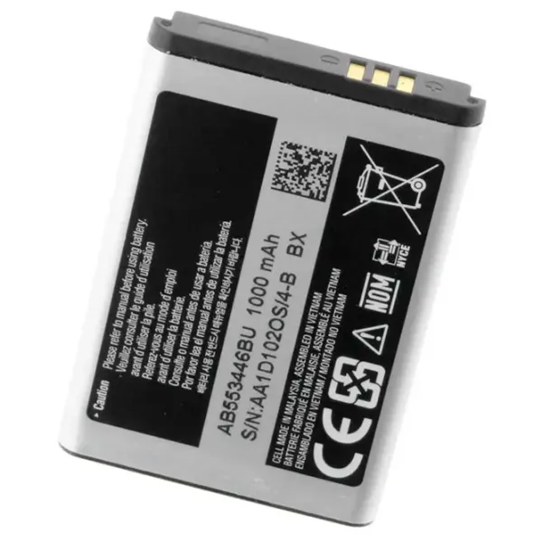Аккумулятор для телефона Samsung C5212/ B100 AAA Class Li-Ion/ 1000 мАч photo 2 Аккумулятор для телефона Samsung C5212/ B100 AAA Class Li-Ion/ 1000 мАч photo 2