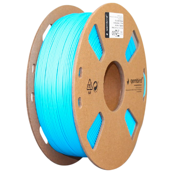 Филамент Gembird 3DP-PLA1.75-01-BS Светло-синий photo 2
