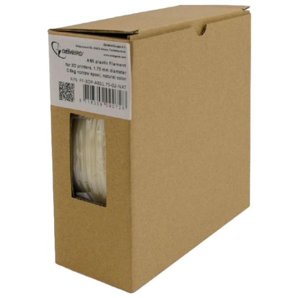 Филамент Gembird FF-3DP-ABS1.75-02-NAT Прозрачный photo 4