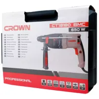 Ciocan rotopercutor Crown CT18180-BMC 650 W/ Gray photo 7