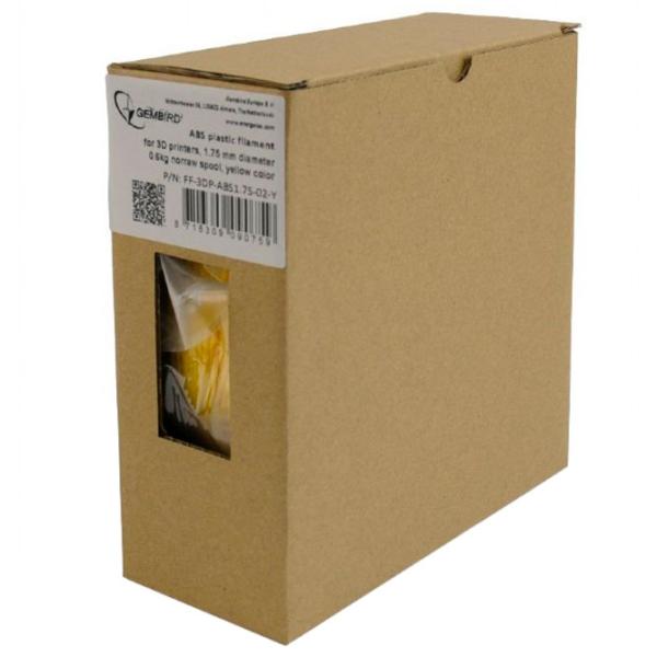 Филамент Gembird FF-3DP-ABS1.75-02-Y Желтый photo 5