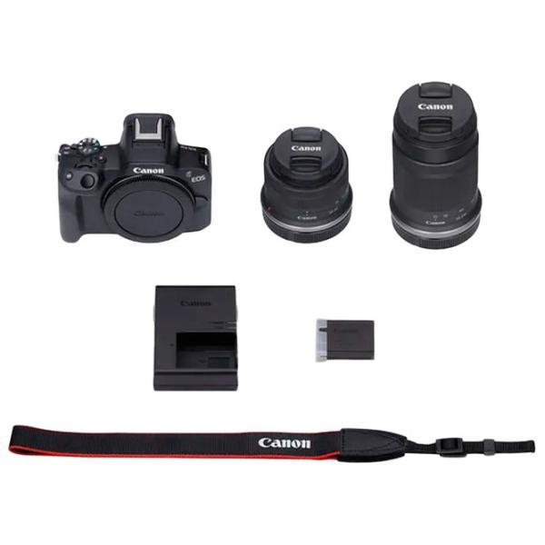 Cameră foto Canon EOS R50 Kit RF-S 55-210mm f/ 5-7.1 IS STM CMOS/ Black photo 12