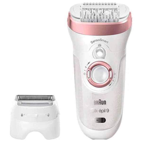 Эпилятор Braun SES9720 Сухая/ Влажная/ Розовый Белый photo 2