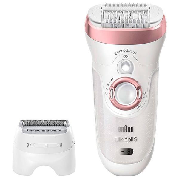 Эпилятор Braun SES9720 Сухая/ Влажная/ Розовый Белый photo 2