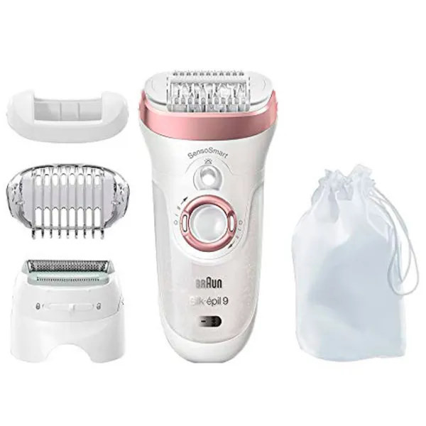 Эпилятор Braun SES9720 Сухая/ Влажная/ Розовый Белый photo 3