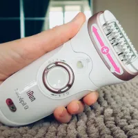 Эпилятор Braun SES9720 Сухая/ Влажная/ Розовый Белый photo 5