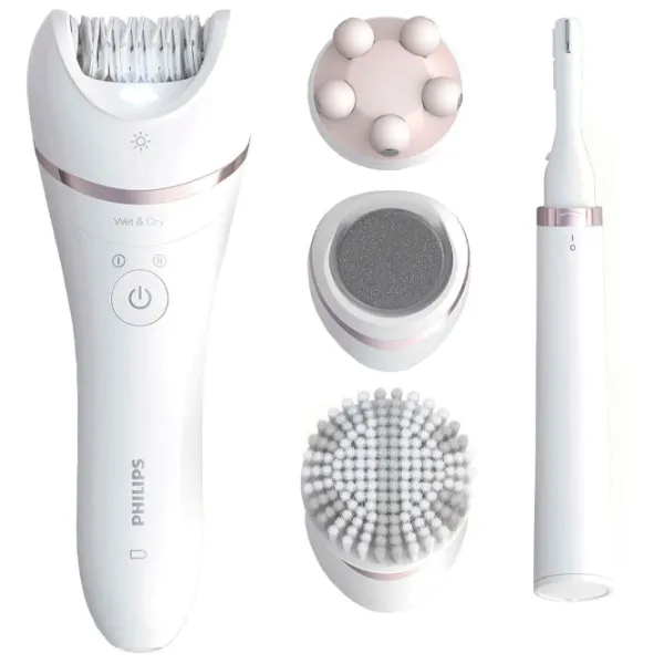 Эпилятор Philips BRE740/ 90 Сухая/ Влажная/ Белый photo 2
