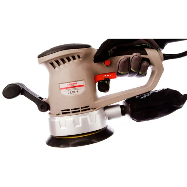 Șlefuitor Crown CT13395 Cu excentric/ 450 W/ Gray photo 5