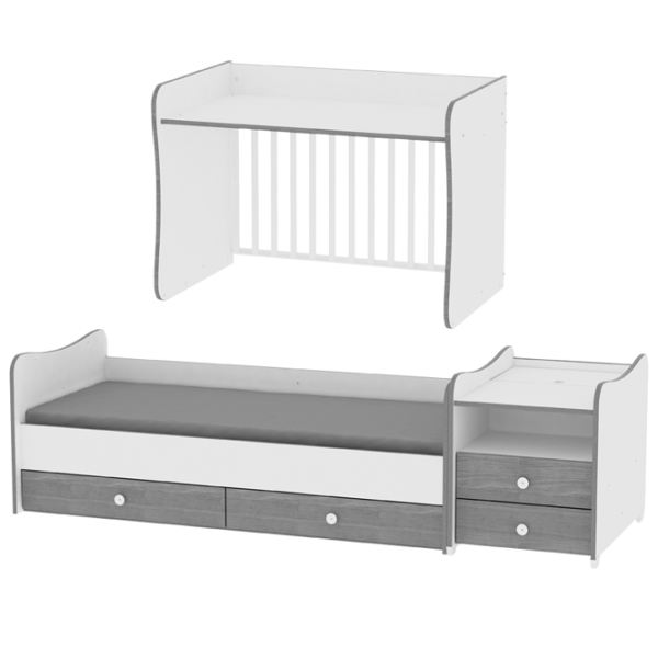 Детская кровать Lorelli BED COMBO (10150560024) 0 месяцев -/ Белый photo 2 Детская кровать Lorelli BED COMBO (10150560024) 0 месяцев -/ Белый photo 2