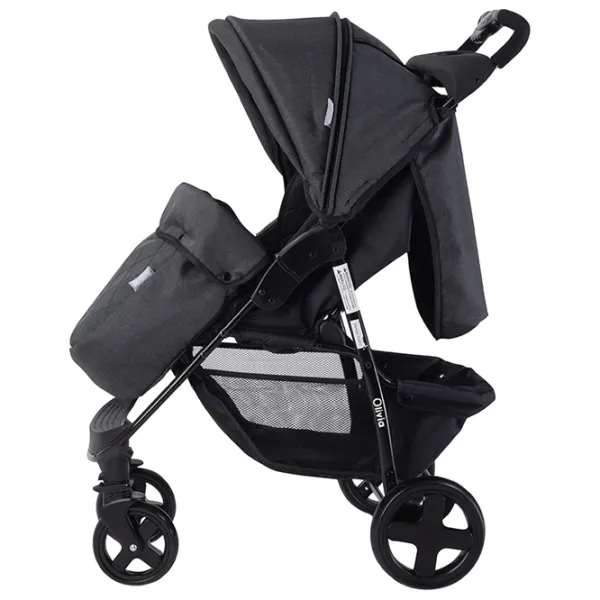 Cărucior pentru copil Lorelli Olivia 10021872305/ Black photo 3