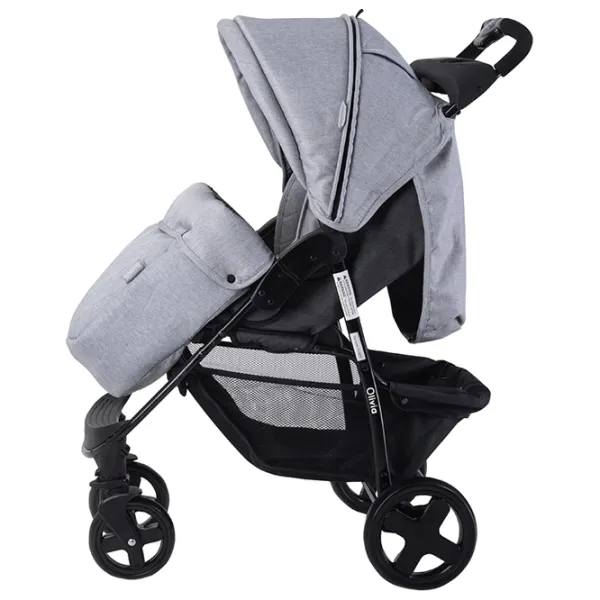 Cărucior pentru copil Lorelli Olivia 10021872386/ Gray photo 3