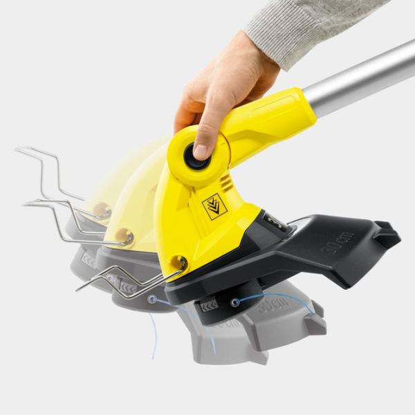 Триммер для травы KARCHER LTR 18-30 Battery + Kit (1.444-310.01) аккумуляторный/ Желтый photo 4
