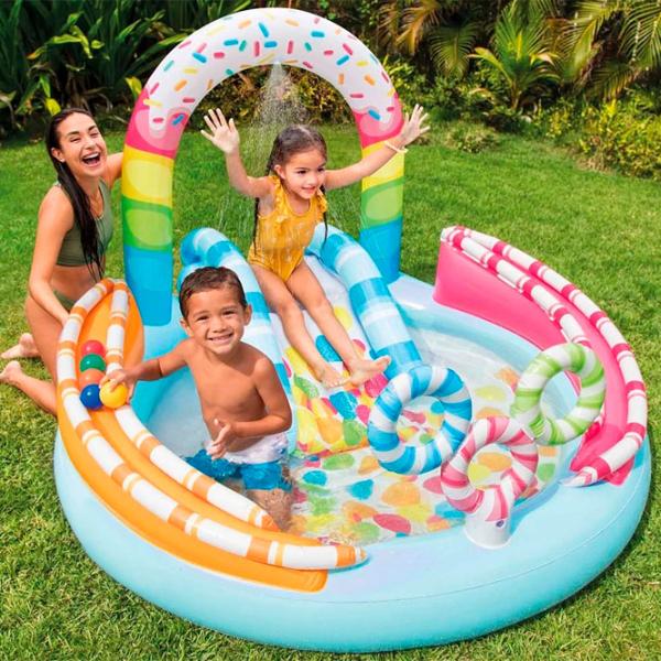 Teren de joaca gonflabil Intex 57144 Vinil/ Multicolor photo 2