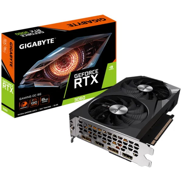 Видеокарта Gigabyte GeForce RTX 3060 PCI Express 4.0 / 8 ГБ photo 8 Видеокарта Gigabyte GeForce RTX 3060 PCI Express 4.0 / 8 ГБ photo 8