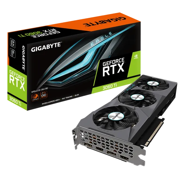 Placă video Gigabyte GeForce RTX 3060 Ti EAGLE OC PCI Express x16 4.0 / 8 GB photo 14 Placă video Gigabyte GeForce RTX 3060 Ti EAGLE OC PCI Express x16 4.0 / 8 GB photo 14