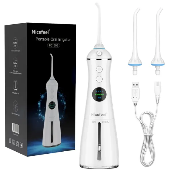 Irigator bucal Nicefeel FC1596 Cu apă sub presiune/ White photo 5 Irigator bucal Nicefeel FC1596 Cu apă sub presiune/ White photo 5