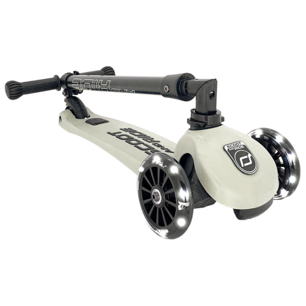 Детский трёхколёсный самокат Scoot and Ride Highway Kick 3 Led (96344) 50 кг/ Бежевый photo 2