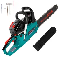 Fierăstrău cu lanţ Micul Padurar 5200 pe benzină/ Green photo 2