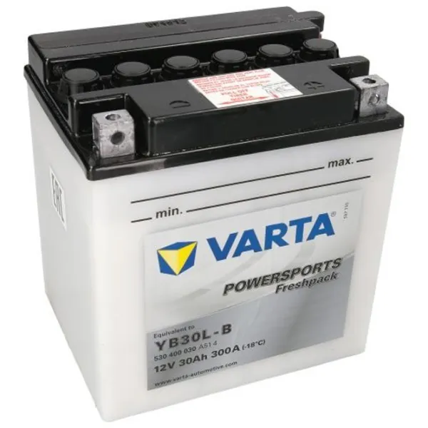 Вспомогательный аккумулятор Varta YB30L-B 300A photo 2 Вспомогательный аккумулятор Varta YB30L-B 300A photo 2
