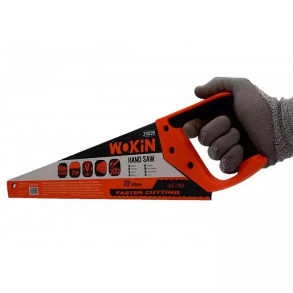 Fierăstrău manual pentru lemn Wokin 310222 550 mm/ Oțel photo 2
