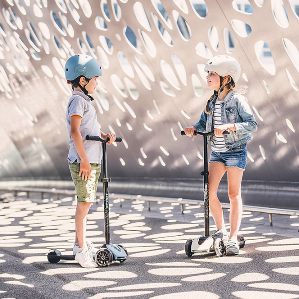 Детский трёхколёсный самокат Scoot and Ride Highway Kick 5 Led (96440) 80 кг/ Бежевый photo 6