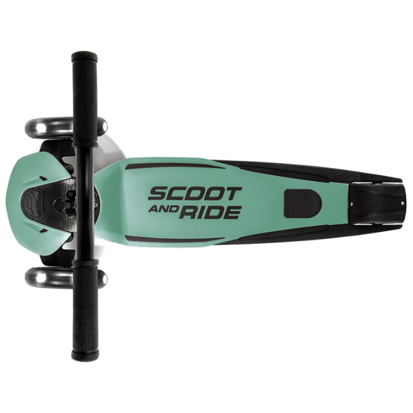 Trotinetă pentru copii cu trei roți Scoot and Ride Highway Kick 5 Led (96438) 80 kg/ Green photo 2