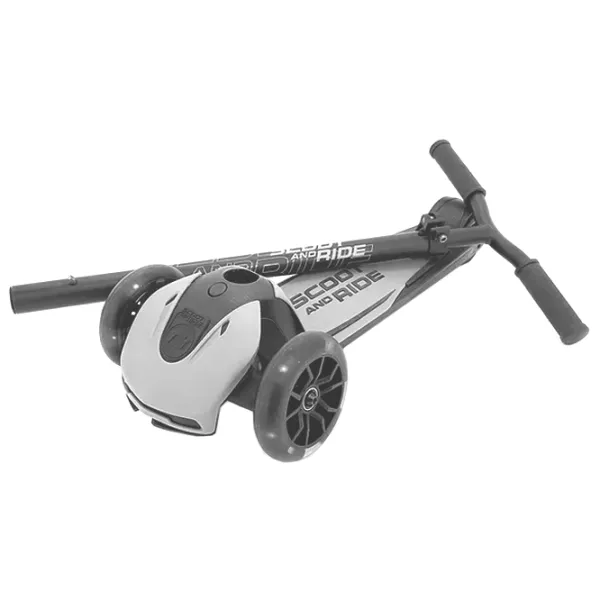 Детский трёхколёсный самокат Scoot and Ride Highway Kick 5 Led (96436) 80 кг/ Оранжевый photo 3