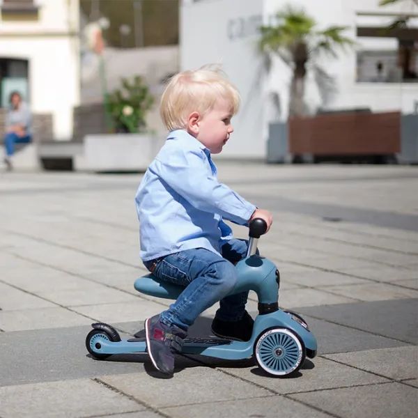 Детский трёхколёсный самокат Scoot and Ride Highway Kick 1 (96069) 50 кг/ 96271 photo 5