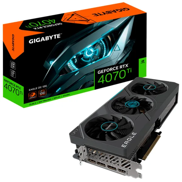 Видеокарта Gigabyte GIGABYTE GeForce RTX 4070 Ti EAGLE OC PCI Express x16 4.0 / 12 ГБ photo 7