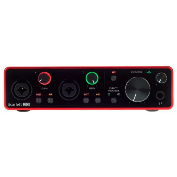 Аудио интерфейс Focusrite Scarlett 2i2 3rd Gen 192 кГц/ 20 Гц - 20 кГц/ Красный photo 2