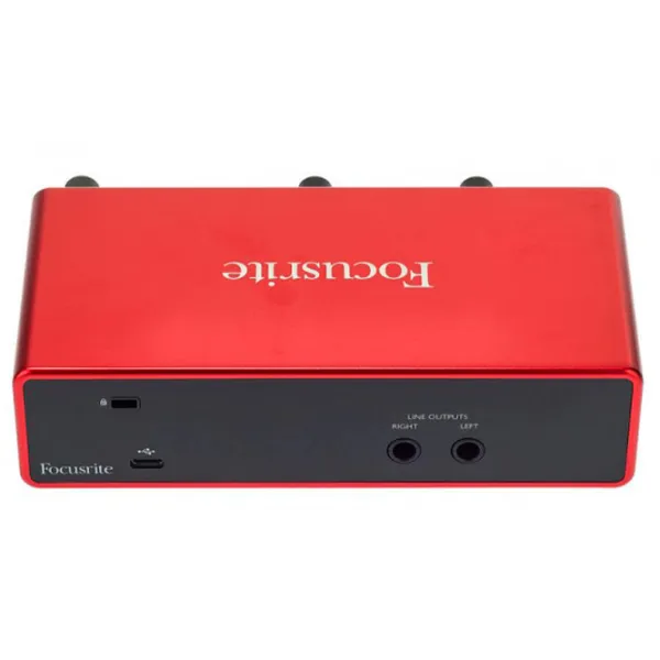Аудио интерфейс Focusrite Scarlett 2i2 3rd Gen 192 кГц/ 20 Гц - 20 кГц/ Красный photo 5