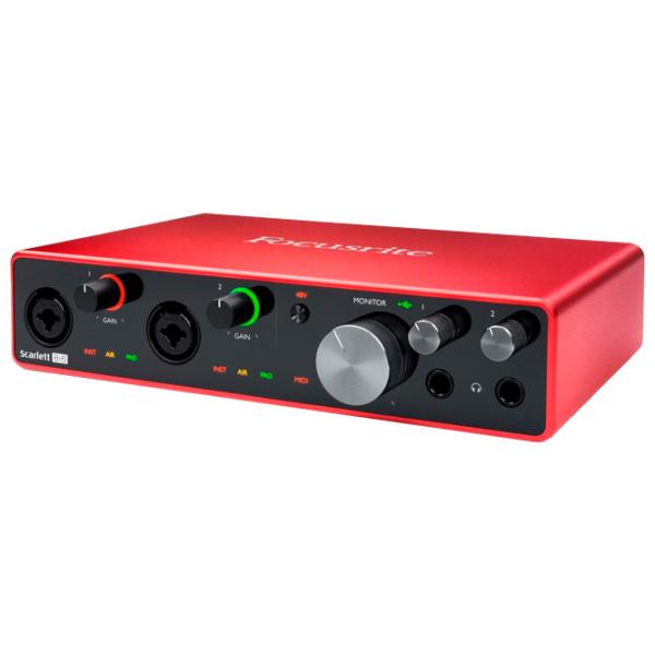 Аудио интерфейс Focusrite Scarlett 8i6 3rd Gen 192 кГц/ 20 Гц - 20 кГц/ Красный photo 2