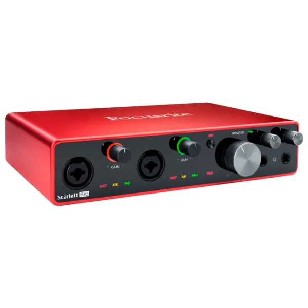 Аудио интерфейс Focusrite Scarlett 8i6 3rd Gen 192 кГц/ 20 Гц - 20 кГц/ Красный photo 4
