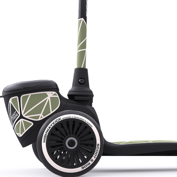 Детский трёхколёсный самокат Scoot and Ride Highway Kick 2 Lifestyle (96525) 50 кг/ Зелёный photo 3