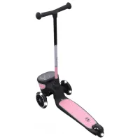Trotinetă pentru copii cu trei roți Scoot and Ride Highway Kick 2 Lifestyle (96528) 50 kg/ Pink photo 2