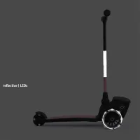 Trotinetă pentru copii cu trei roți Scoot and Ride Highway Kick 2 Lifestyle (96528) 50 kg/ Pink photo 6