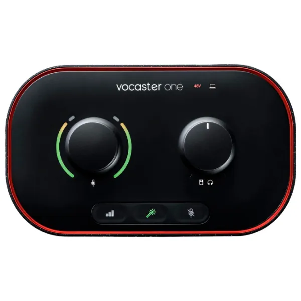 Аудио интерфейс Focusrite Vocaster One Studio Kit 20 Гц - 20 кГц/ Черный photo 2