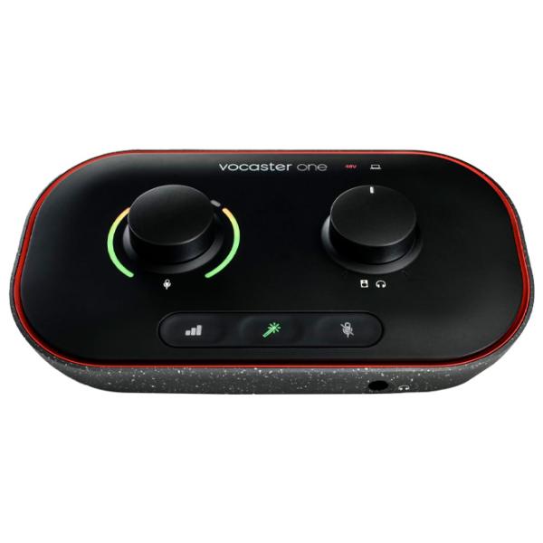 Аудио интерфейс Focusrite Vocaster One Studio Kit 20 Гц - 20 кГц/ Черный photo 3