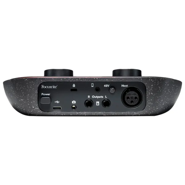 Аудио интерфейс Focusrite Vocaster One Studio Kit 20 Гц - 20 кГц/ Черный photo 4