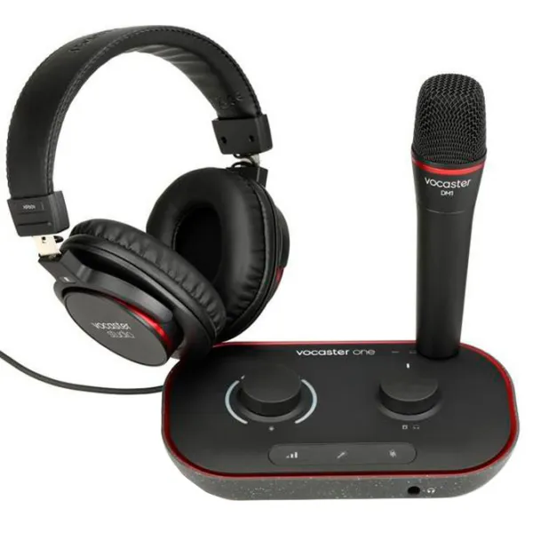 Аудио интерфейс Focusrite Vocaster One Studio Kit 20 Гц - 20 кГц/ Черный photo 5
